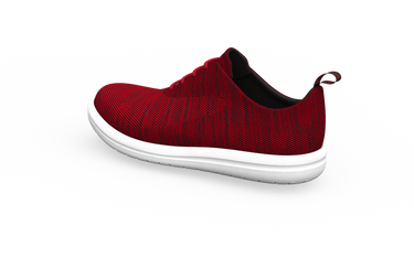 Red on White
